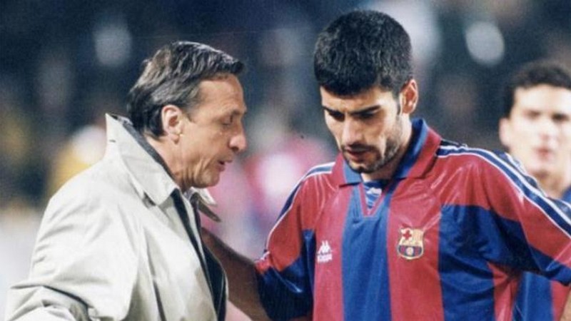 Johan Cruyff và Pep Guardiola đã đóng góp lớn cho Barca cả vai trò cầu thủ, huấn luyện viên